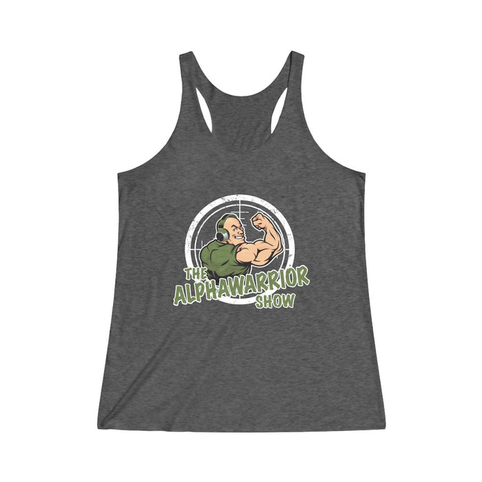 Alpha Warrior Women's Tri-Blend Racerback Tank