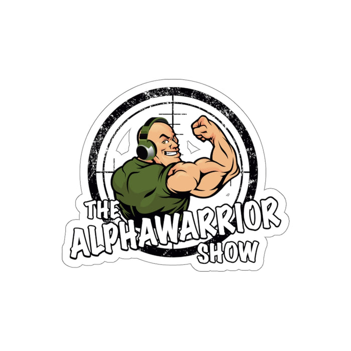 Alpha Warrior Branded Die-Cut Sticker