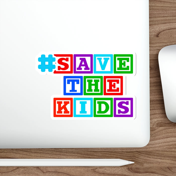 SAVE THE KIDS Die-Cut Stickers