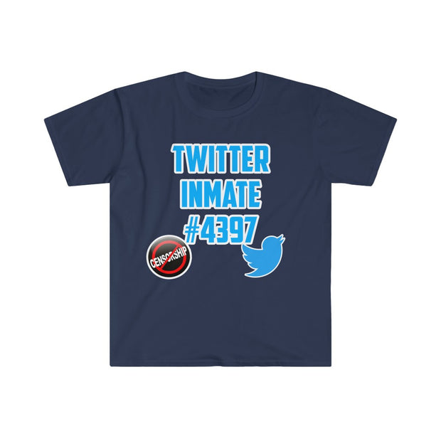 TWITTER INMATE #4397 Softstyle T-Shirt