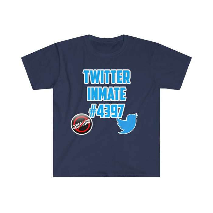 TWITTER INMATE #4397 Softstyle T-Shirt