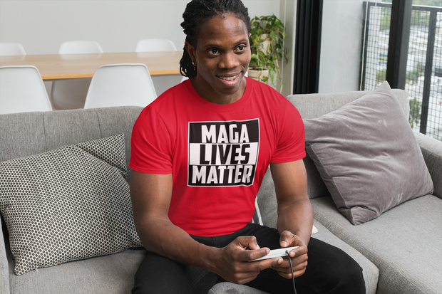 MAGA LIVES MATTER Unisex Softstyle T-Shirt