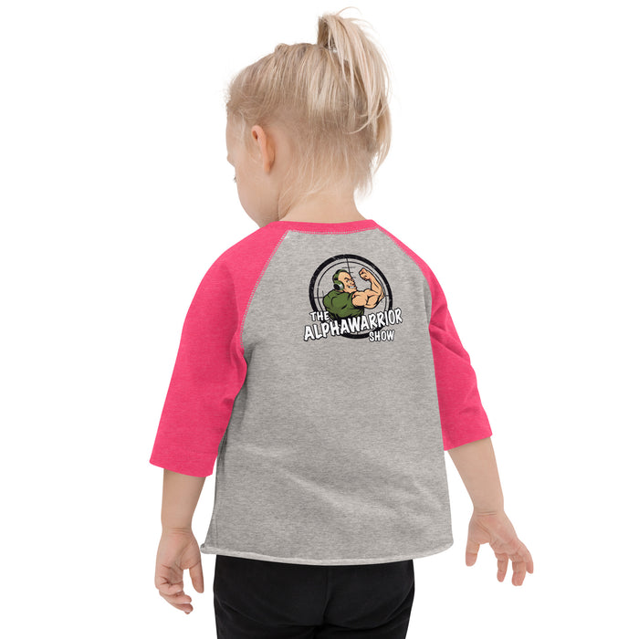 MAGA KIDS GIRL Toddler baseball shirt