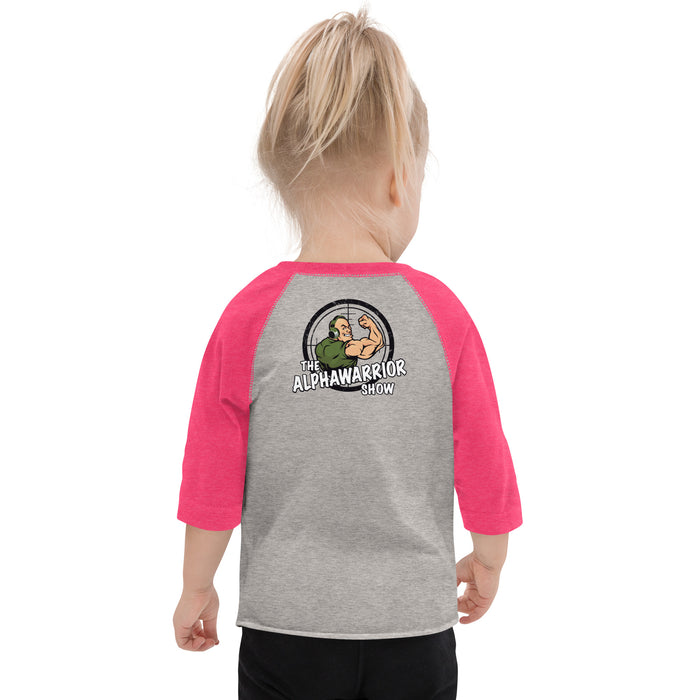 MAGA KIDS GIRL Toddler baseball shirt