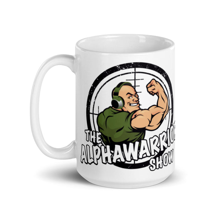 AlphaWarrior Show White glossy mug