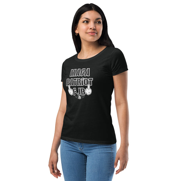 MAGA PATRIOT FJB Women’s fitted t-shirt – alphawarriorshow