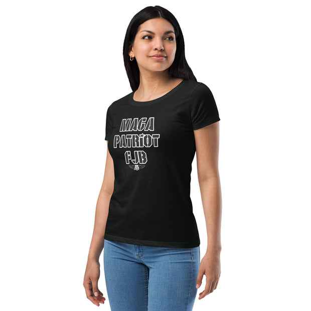 MAGA PATRIOT FJB CLEAN Women’s fitted t-shirt