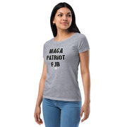 MAGA PATRIOT FJB CLEAN Women’s fitted t-shirt