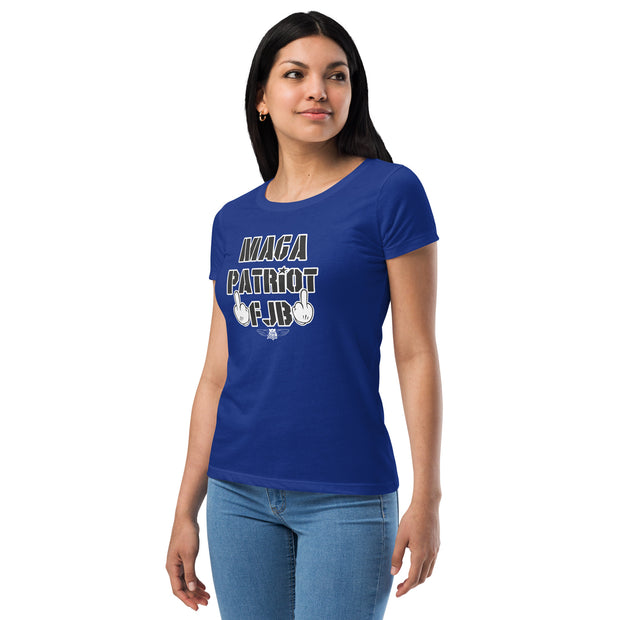 MAGA PATRIOT FJB Women’s fitted t-shirt